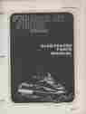 0185-101 Arctic Cat 1978 Snowmobile Lynx Single Twin P N Parts Manual 050