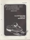 0185-104 588 Cat 1978 Manual Parts Arctic Panther Snowmobile