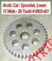 0602-451 Arctic Cat Drive Chain Lower Sprocket Oem 39 Tooth 13 Wide