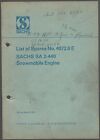 4072.6 107 Engines Snowmobile Sa Sachs Parts Manual 2-440 .