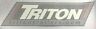 12749 Triton Large Brand Logo Decal For Enclosed Trailers