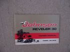 J30-253e 1973 Operation Snowmobile Owner Model T Manual Johnson 30 Reveler