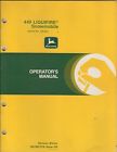 Om-m67978 1980-1982 597 Manual Snowmobile Liquifire 440 G9 John Deere Parts