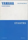 Lit-12628-01-34 1992 Snowmobile 576 Owners Et410trs Yamaha Manual