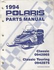 9912496 1994 925 Manual Polaris Touring Parts Snowmobile Classis Classic