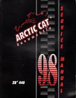 2255-728 1998 Service Models Zr 440 Manual Cat Part Arctic Snowmobile