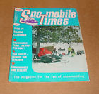 1racing 12 Magazine Sno-mobile Times 1970 Calendar