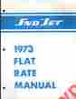 209304 1973 Yamaha Snowmobile Sno Jet Flat Rate Manual P N