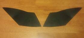 67653 213 Parts Black Headlight Covers Fits Ski-doo Rev Xp By