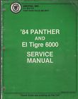 2254-302 El 630 Snowmobile 1984 Service Arctic Panther Manual Cat Tigre