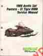 2254-497 Snowmobile Arctic Cat 1989 Pantera El Tigre P N Service Manual 023