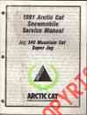 2254-643 Cat Manual 1991 Arctic 679 Service Mountain Super Jag 340