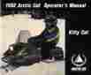 2254-705 Snowmobile Arctic Cat 1992 Kitty Operator Manual P N 224