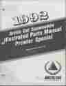 2254-753 1992 Arctic Cat Prowler Special Snowmobile Parts Manual P N