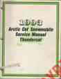 2254-831 710 Thundercat Service 1993 Snowmobile Manual Cat Arctic