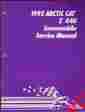 2255-130 1995 Arctic Cat Z 440 Snowmobile P N Service Manual 816