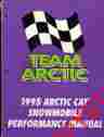 2255-182 Arctic Cat 1995 Team Snowmobile Performance Service Manual Specs P N