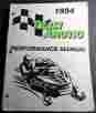 2256-016 Arctic Cat 1994 Snowmobile Performance Service Manual P N 828