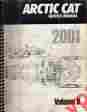 2256-364 Snowmobile Arctic Cat 2001 Volume Two P N Service Manual 669
