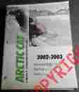 2256-973 Arctic Cat 2002-2003 Bearcat Touring Service Manual Read P N 820