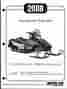 2257-994 Arctic Cat 2008 Crossfire 500 Efi Snowmobile Parts Manual P N 212