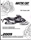 2258-251 Lxr 2009 Parts Cat Snowmobile Arctic Turbo Tz1 707 Manual