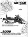2258-261 Arctic Cat 2009 Snowmobile T 570 Parts Manual P N 706