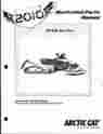 2258-652 Arctic Cat 2010 Snowmobile M1000 Sno Pro Parts Manual P N 740