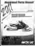 2258-768 Arctic Cat 2011 Snowmobile F8 Lxr Parts Manual P N 760