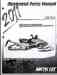 2258-778 Manual Parts Hcr Snowmobile 756 M8 Cat 2011 Arctic