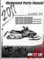 2258-781 Arctic Cat 2011 Snowmobile Crossfire 800 Parts Manual P N 771