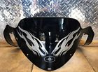 2875999 Polaris New Snowmobile Iq Windshield Black With Flames