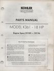 Tp-1286-a 4-1984 Model Printed 552 Parts K361-18hp Tp-1286- Manual Kohler Engines