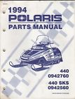 9912495 440 Sks 951 Polaris Manual Snowmobile Parts 1994