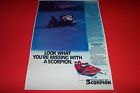 Tk440 440 Snowmobile Poster Scorpion Tk Sno-machine Vintage 81