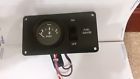 47078 Faria Black Matte Plastic Snowmobile Panel Fuel Gauge