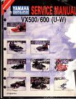 12618-vx-01 600 Manual Snowmobile 767 Yamaha Service Lit Vx500 1996 U-