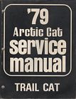 0153-279 628 1979 Cat Snowmobile Service Manual Trail Arctic