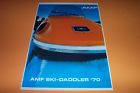 70amf Sno-machine Ski-daddler Vintage Poster 70 Amf Snowmobile