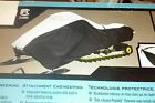 71837 - White Snowmobile Cover Black Classic Large Accessories Deluxe
