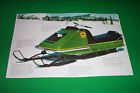 72jd500 72 Deere 500 John Poster Snowmobile Sno-machine Vintage