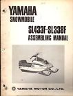 Sl338f 722 Rare 1974 Assembly Used Yamaha Sl433f Snowmobile Service Manual