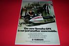 74gpx Sno-machine Poster Srx Gpx Snowmobile Yamaha 74 Vintage