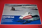 76ex340 76 Poster 340 Sno-machine Yamaha Vintage Snowmobile Exciter Srx