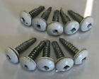 7967-s Qty 10 Triton White Skin Screws Pack