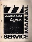0153-120 818 1977 Lynx Snowmobile Arctic Service Cat Manual