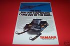 82srv 82 Poster Sno-machine Snowmobile Sr-v 540 Vintage Srx Srv Yamaha