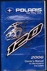 9919675 845 120 Owners Manual Polaris 2006 Snowmobile