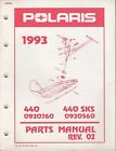 9912293 926 1993 Sks Polaris Manual Rev. 02 Snowmobile 440 Parts