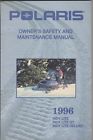 9913084 130 Polaris 1996 Owners Lite Indy Manual Maintenance Snowmobile